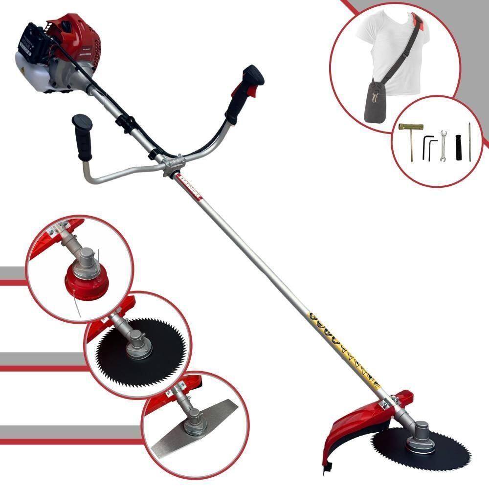 Roçadeira Kawashima Bcj620l 62cc + Carretel + Facas 2p + 80d