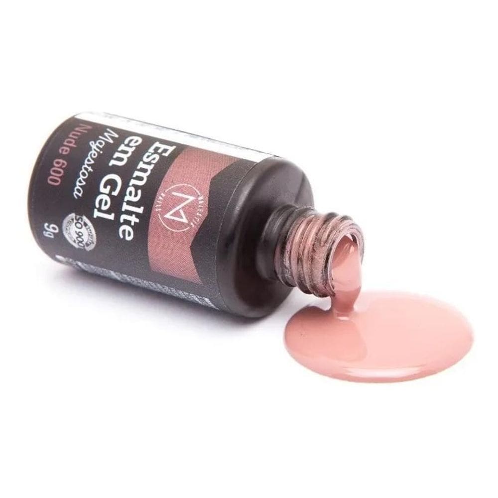 2X Esmalte Em Gel Linha Majestosa 9G - Majestic Nails Cor Nu