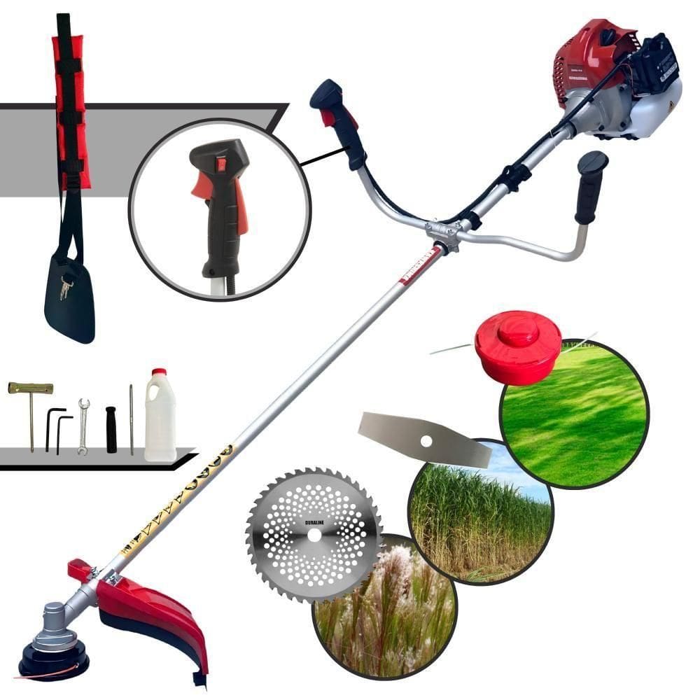 Roçadeira Gasolina Kawashima Bcj620-l + Faca 40 Dentes Vídea