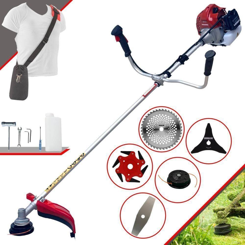 Roçadeira 43cc Bcj431l Com Facas 2p, 3p, 6p, 40d + Carretel