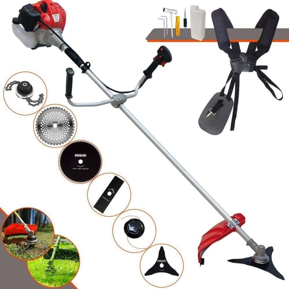 Roçadeira Anmax Cg520p 2t 2,2hp 43cc Com 6 Opções De Cortes