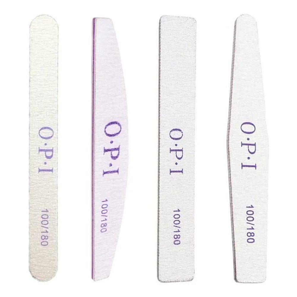 2X Kit Lixas De Unha Banana Boomerang Lavável Polidora 100/1