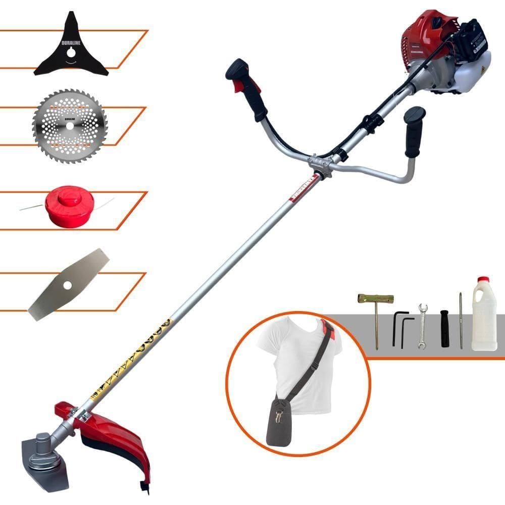 Roçadeira Lateral Kawashima Bcj620l 62cc + Faca 3p E 40d