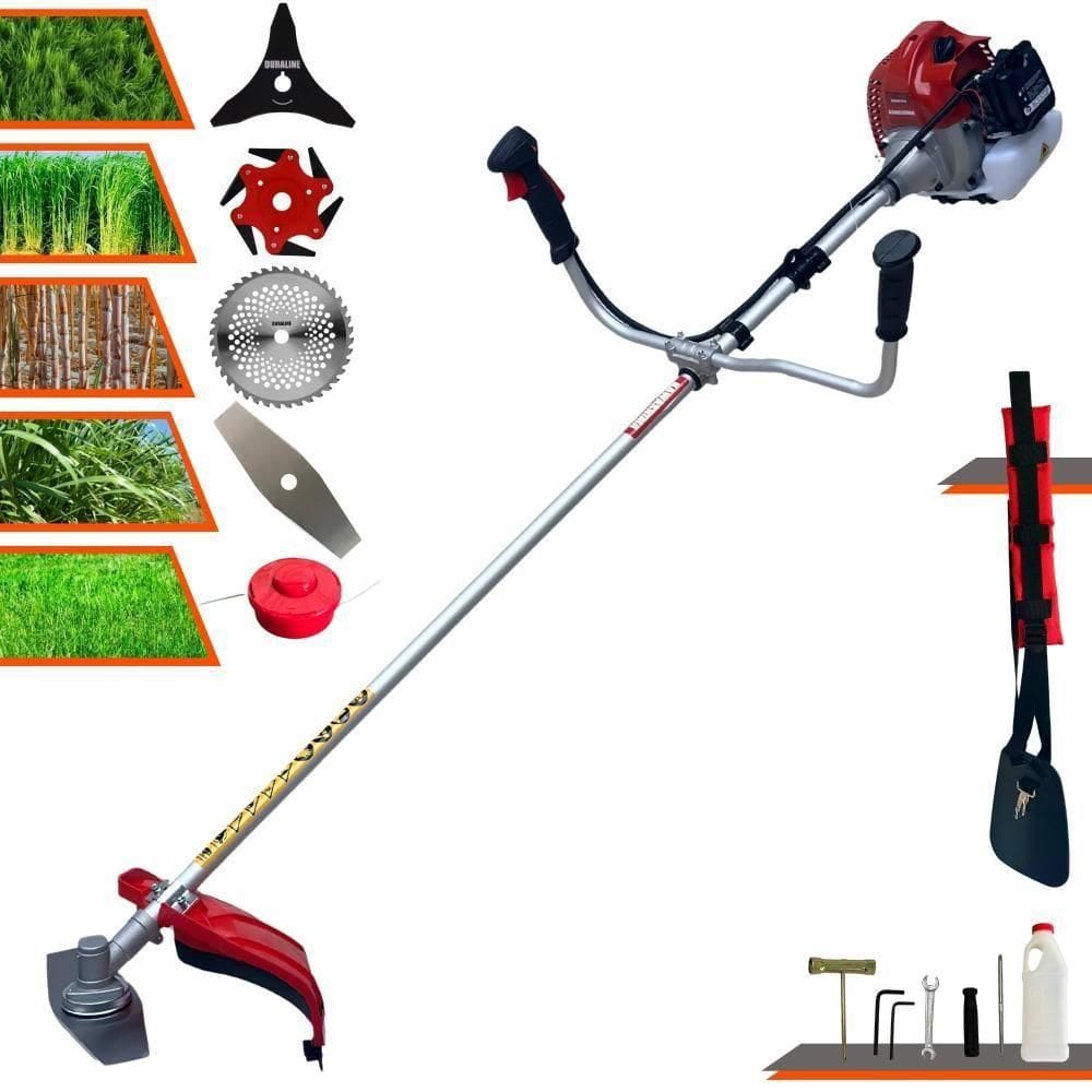 Roçadeira Lateral Kawashima Bcj620l Com Carretel + 4 Lâminas