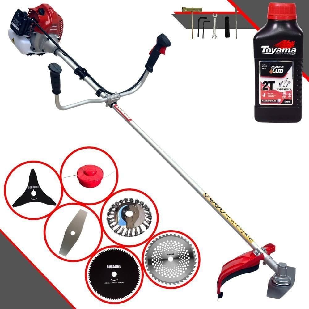 Roçadeira Bcj620-l Kawashima 62cc 2t 6 Em 1 + Óleo Toyama