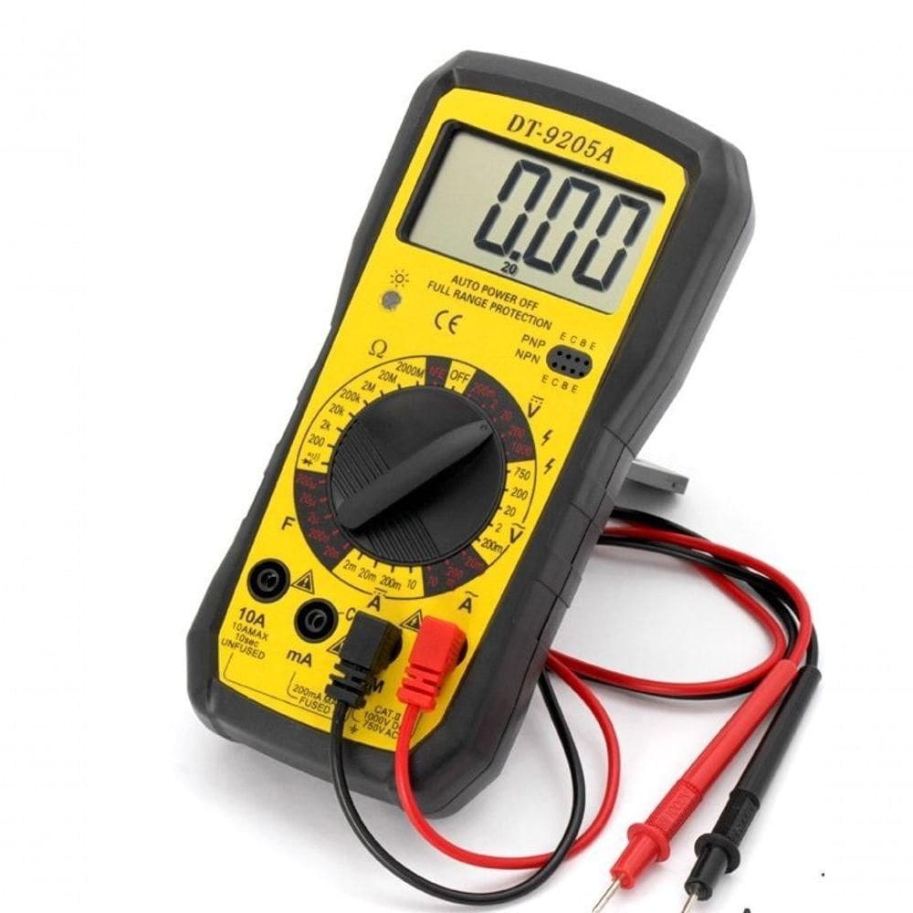 Multímetro Digital Portátil Alta Precisão Medidor Corrente T