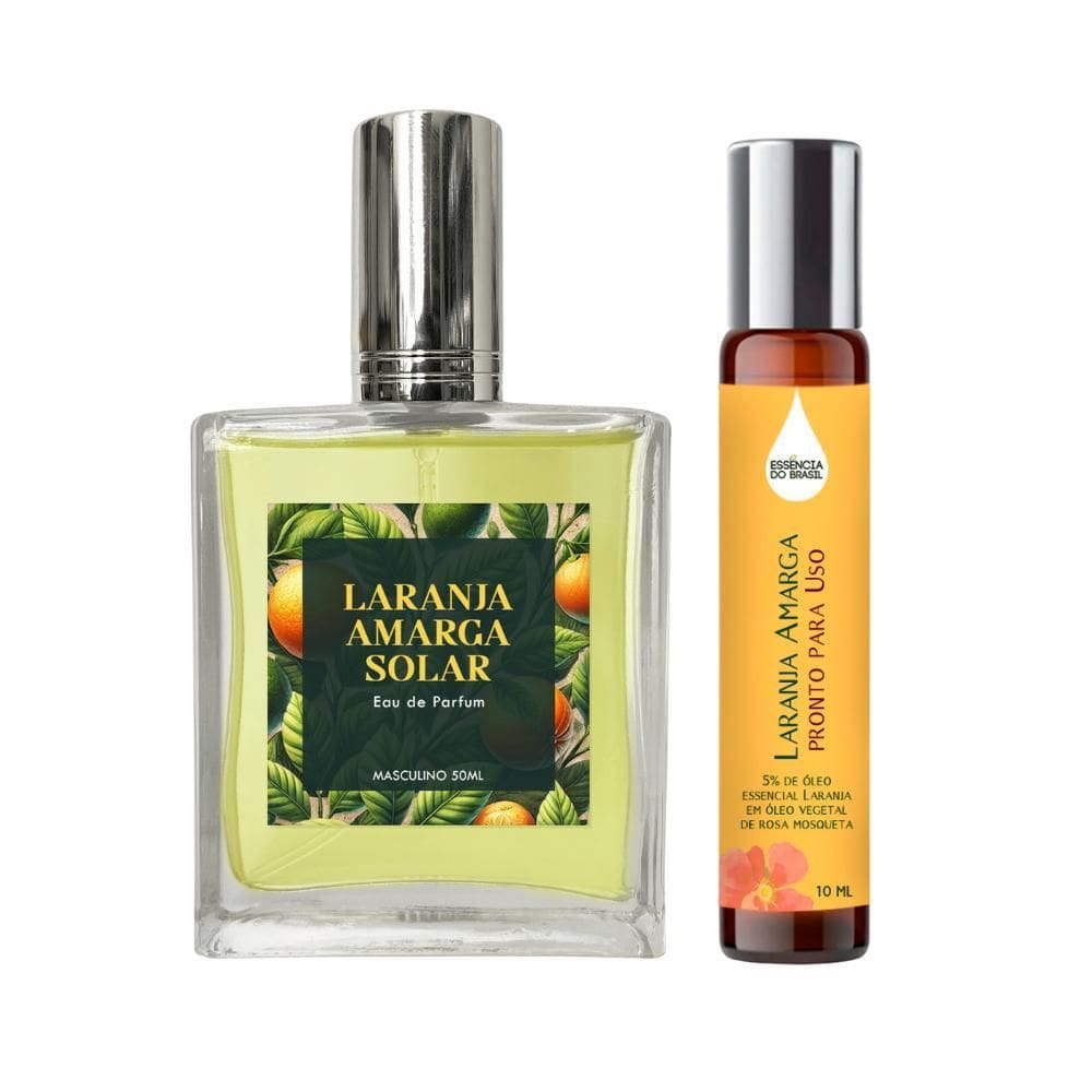 Perfume Laranja Amarga Solar Homem 50Ml + Óleo Essencial