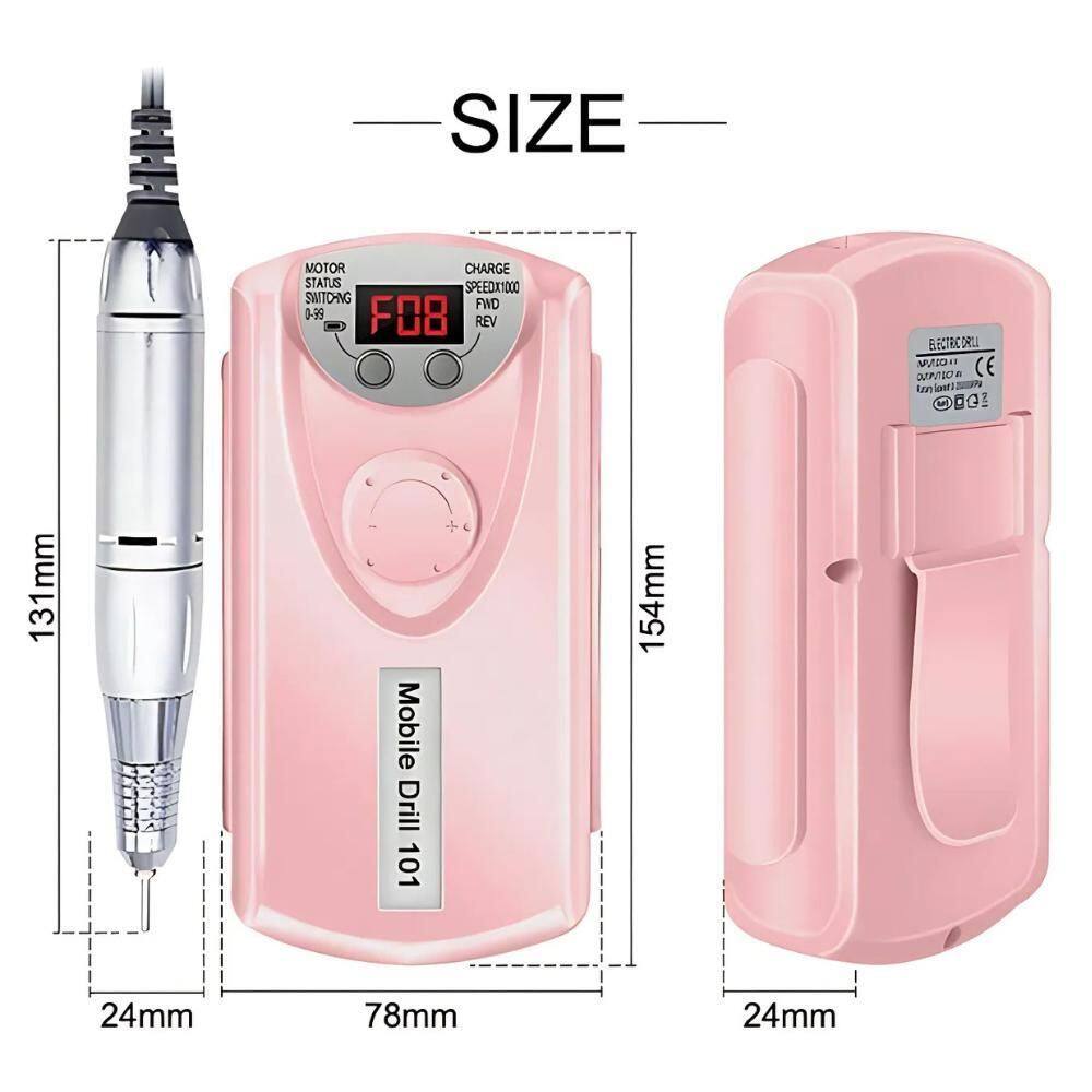 Super Lixadeira Elétrica Motor Unha Motorzinho Bivolt