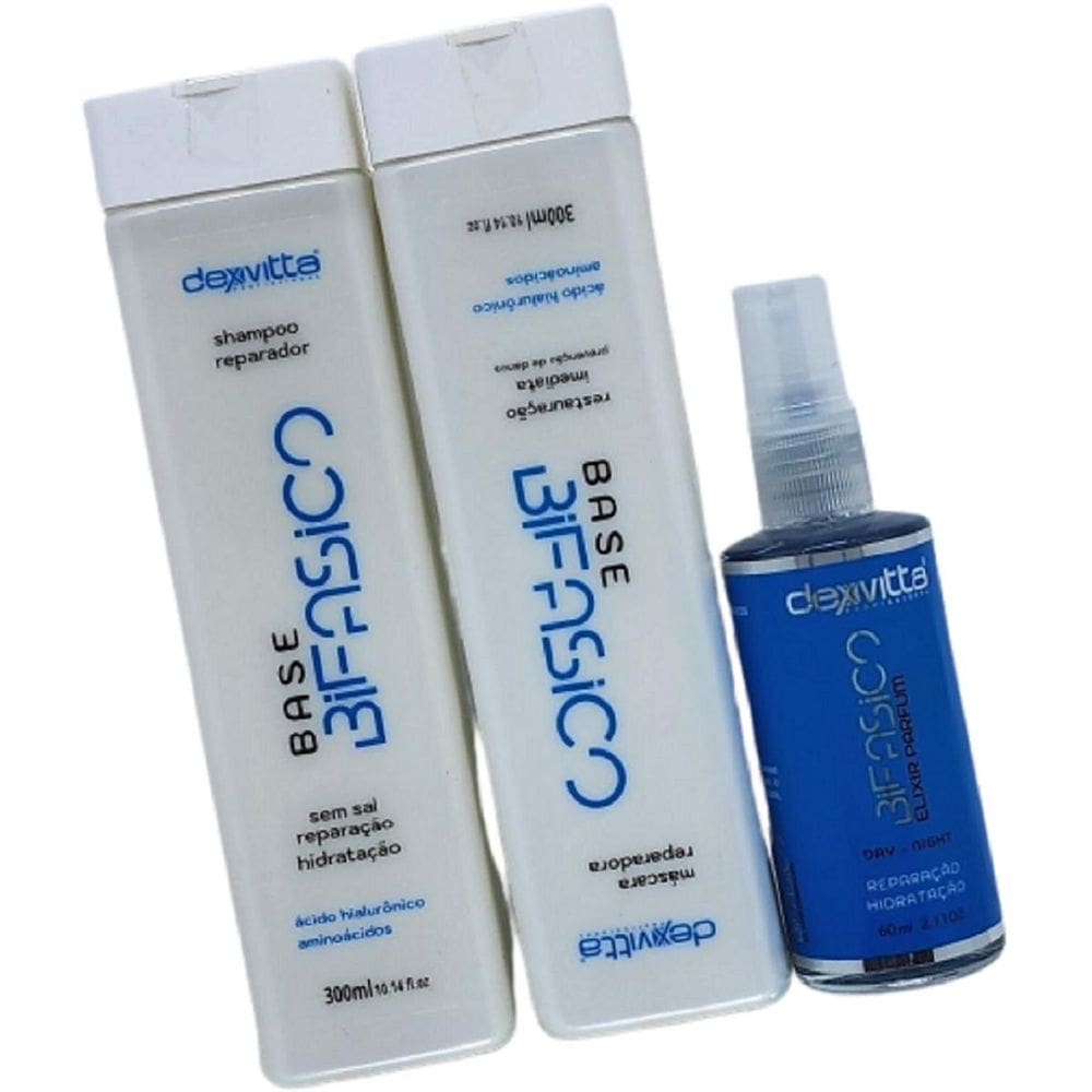 Kit Tratamento Reparador Bifasico Manutenção Dexvitta