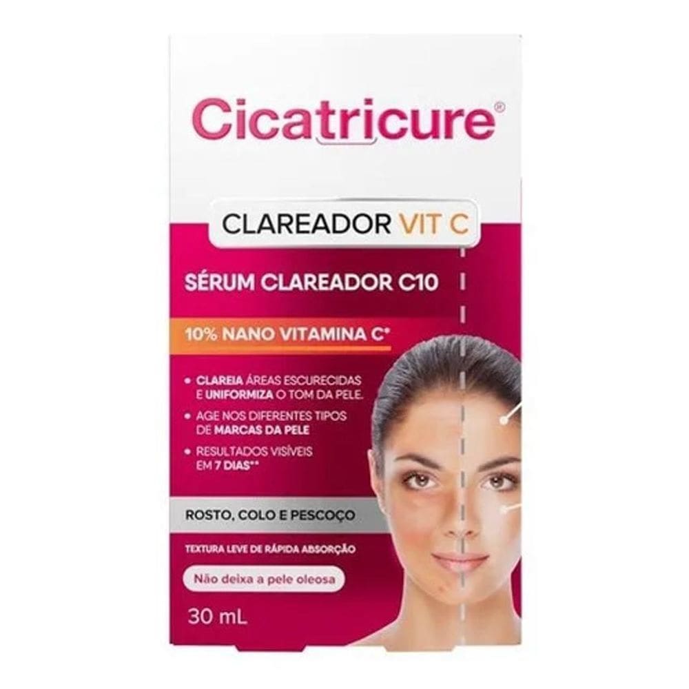 2X Sérum Clareador Cicatricure Vitamina C 30Ml - 1 Unidade
