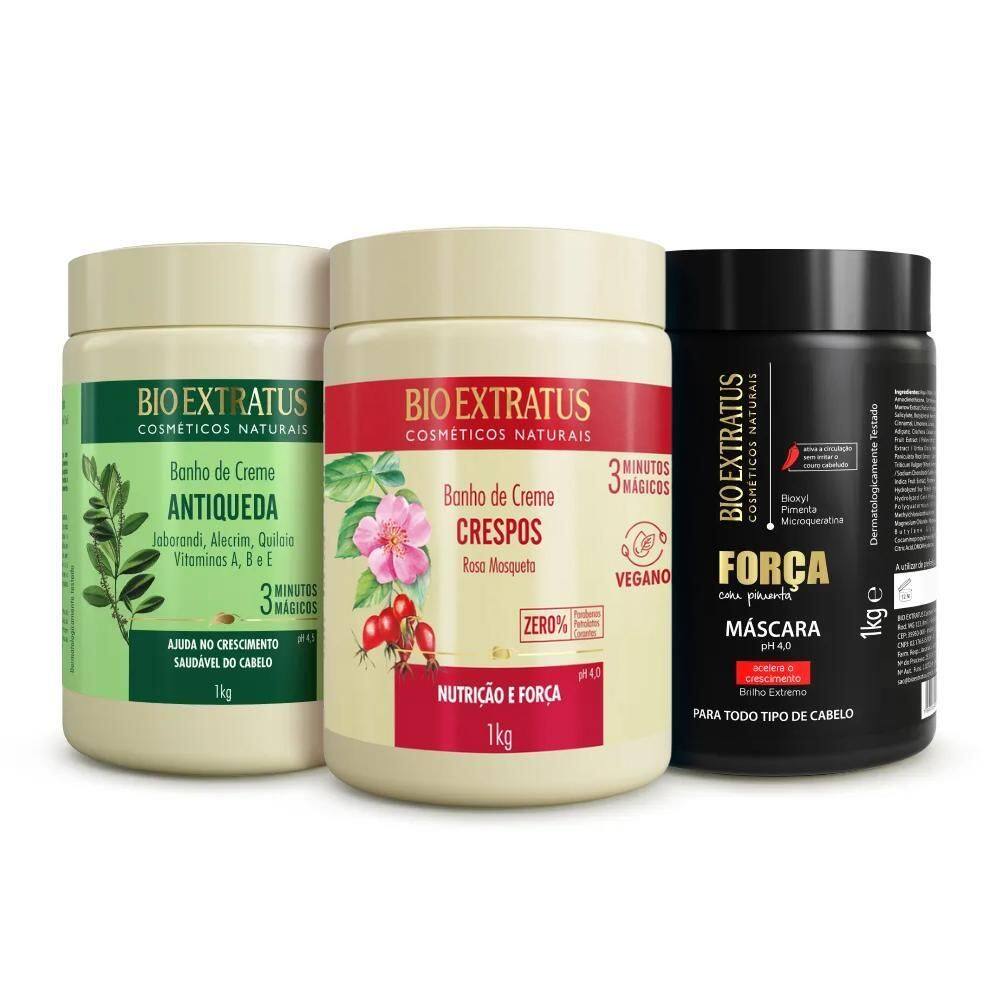 Cronograma Bio Extratus Cabelos Crespos 1Kg
