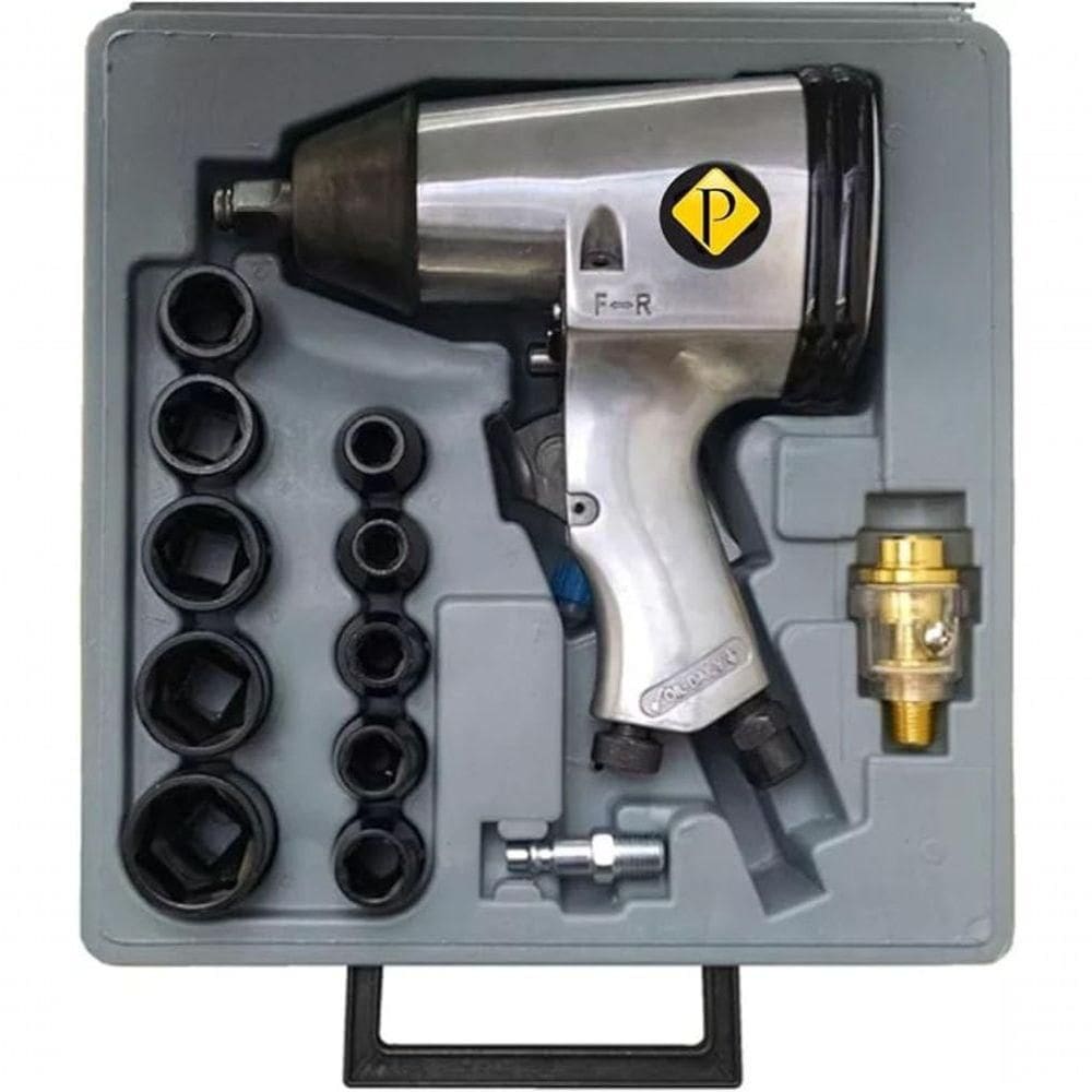 Kit Chave Impacto Pneumática 1-2 Polegadas Parafusadeira Ind