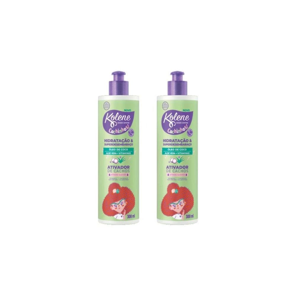 Ativador De Cachos Kolene Cachinhos 300Ml-Kit C/2Un