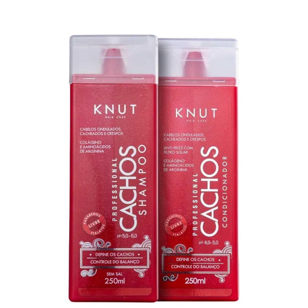 Kit Shampoo E Condicionador Knut Cachos Definição 250Ml