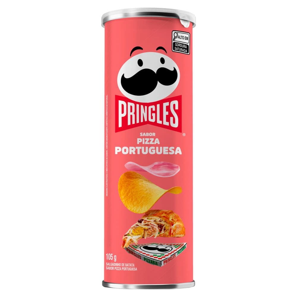 Batata Pringles Sabor  Pizza Portuguesa 105g