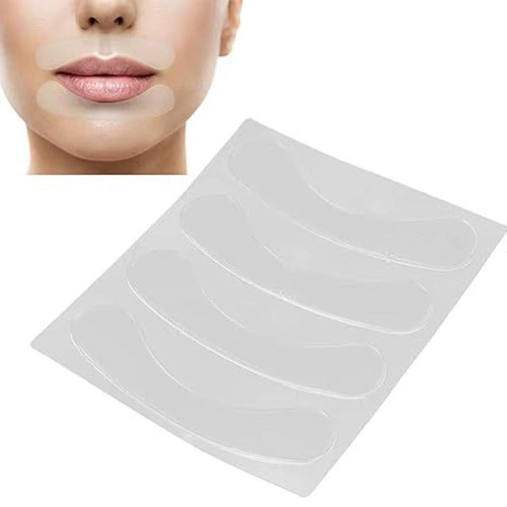 Adesivo Silicone Rejuvenescimento Anti-Rugas Labíos 4 Pçs