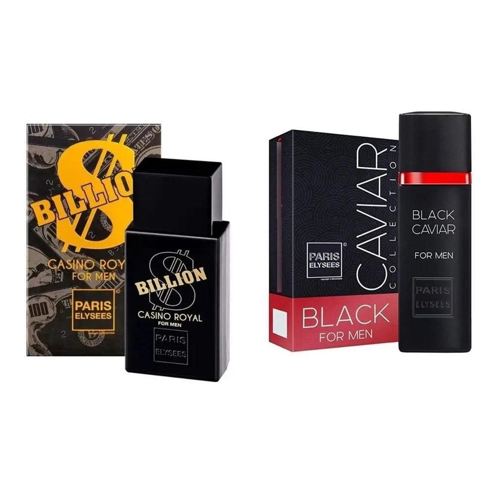 Kit 1 Black Caviar Masculino 100Ml + 1 Cassino Royal 100Ml