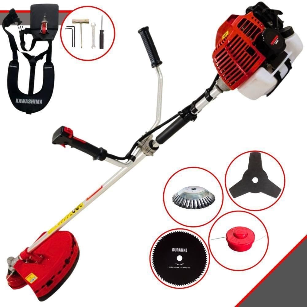 Roçadeira Kw43l Kawashima 43cc 2t 1,7hp 10.000rpm 4 Em 1