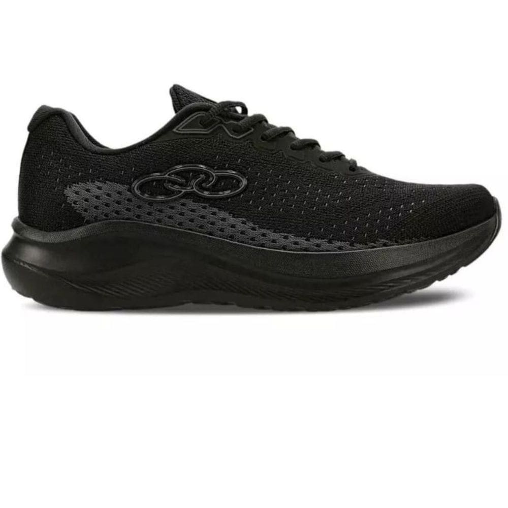 Tênis Olympikus Soma Preto | Cabedal Respirável e Solado EVASENSE para Máximo Conforto 5063