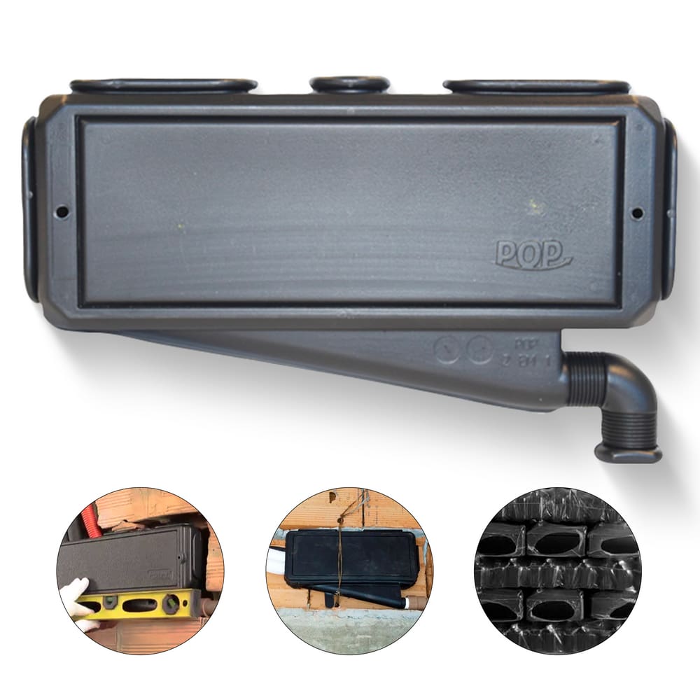 Caixa De Passagem Para Dreno De Ar Condicionado Split 29 X 17