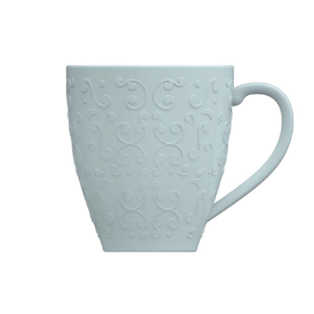 Caneca Chá Café Azul Vintage Tassel 310 ml Germer Porcelanas