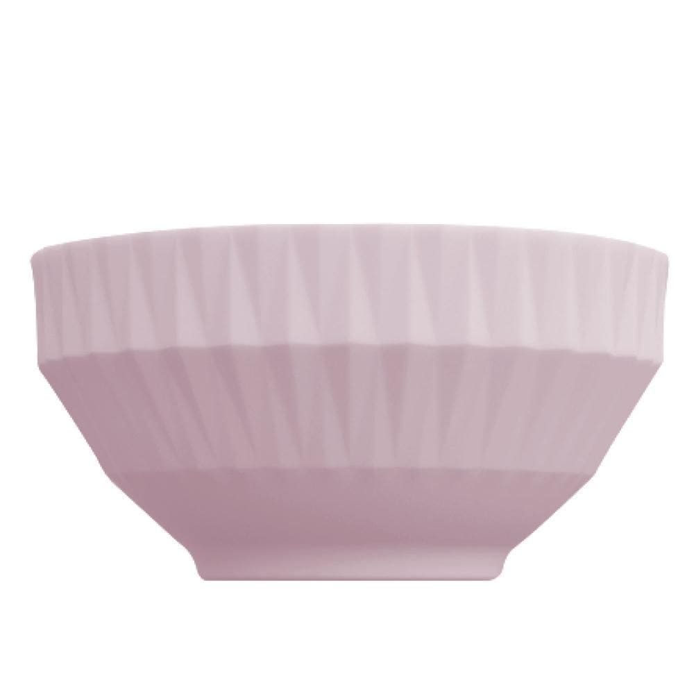 Bowl Tigela Sobremesa cor Rosa Relevo Diamante 422 ml Germer