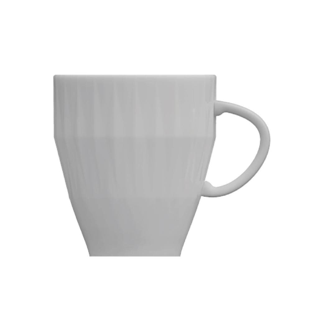 Caneca Chá Café  Branca Diamante 310ml Germer Porcelanas