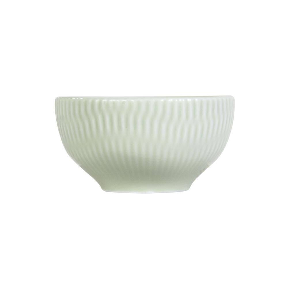 Bowl Tigela Sobremesa Verde Menta Relevo Shell 408 ml Germer