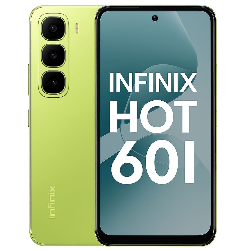 Smartphone Infinix Hot 60i, 256GB, 8GB RAM, Tela 6,6, Android 14, Câmera 50MP, Bateria 5000mAh, Dual SIM, Verde