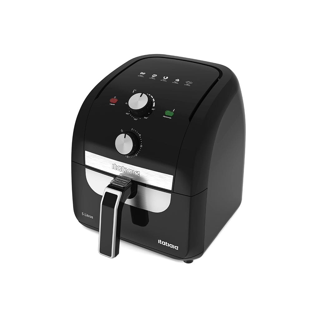 Fritadeira Elétrica AirFryer Itatiaia 5 Litros 1900W Preta 110V