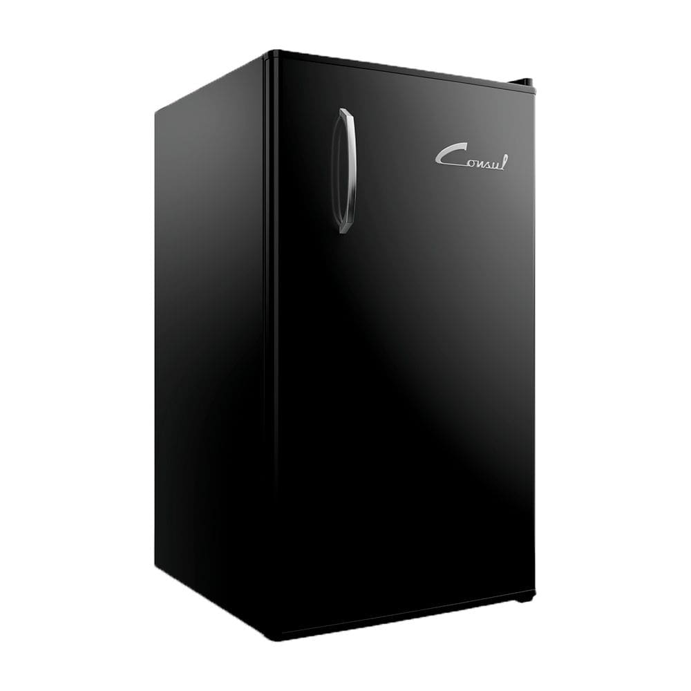 Frigobar Consul 117 Litros Retrô CRA12AE Preto Vinil 110V