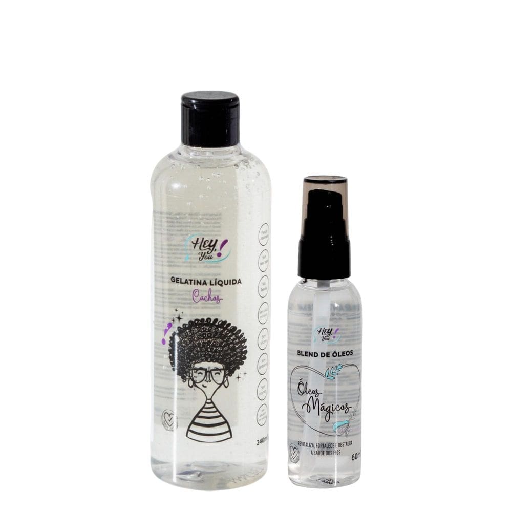 Kit Cachos Gelatina E Blend De Óleos Magicos - Hey You