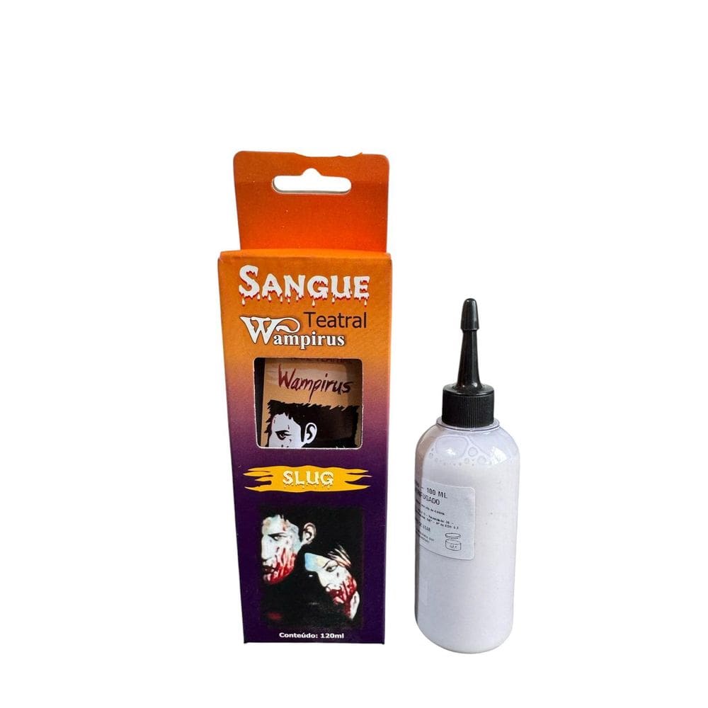 Kit Maquiagem Slug Sangue Wampirus 120Ml+ Látex 100Ml