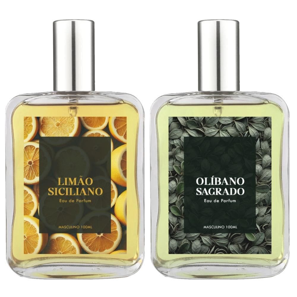 Kit Perfume Masc. Limão Siciliano E Olíbano Sagrado 100Ml