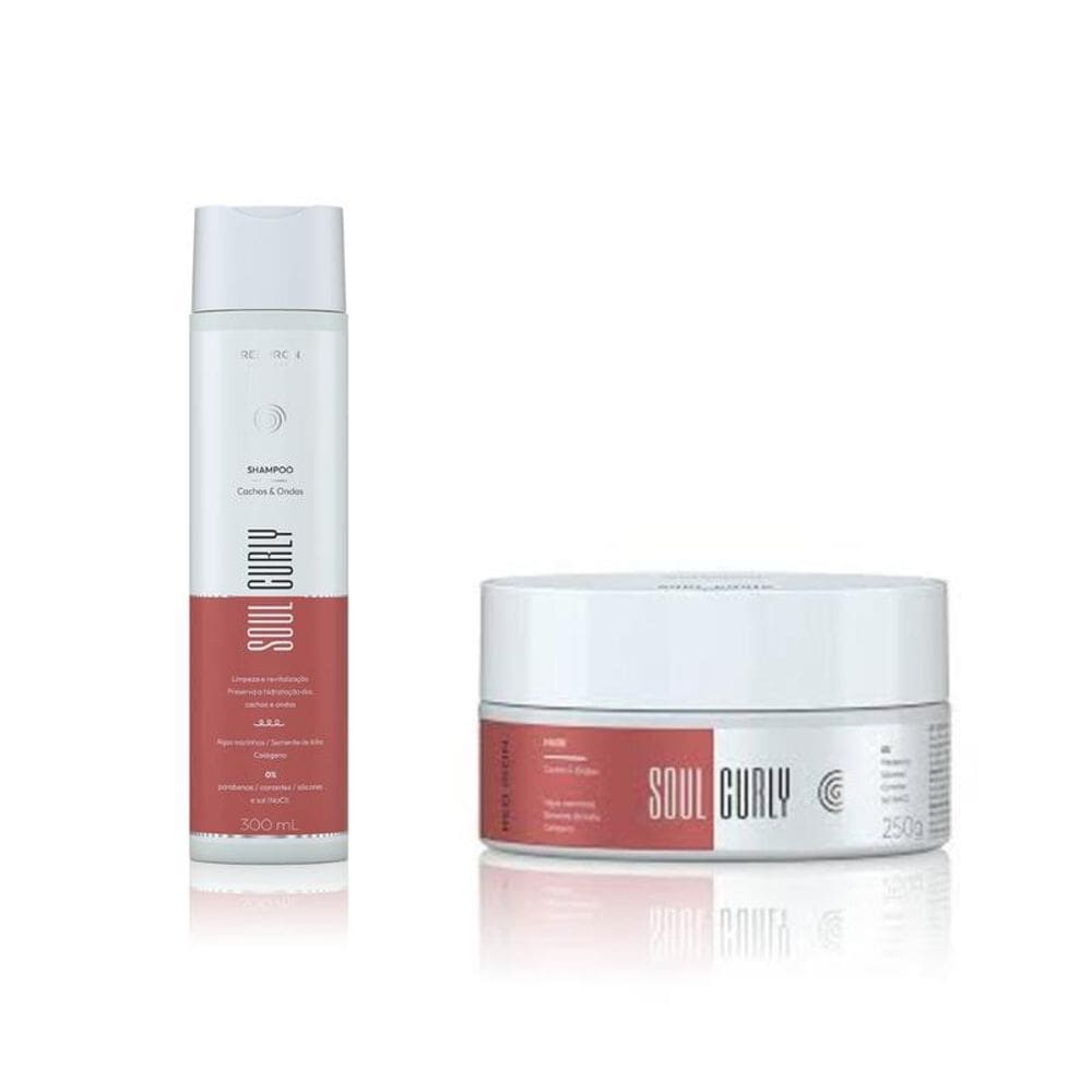 Red Iron Soul Curly Shampoo + Mascara Cachos