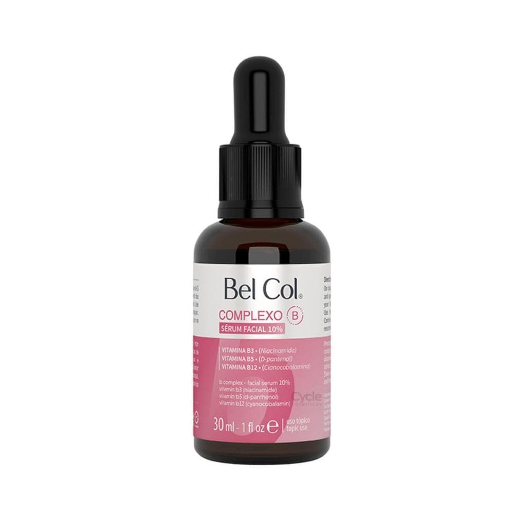 Sérum Facial Com Vitamina B3,B5,B12 Complexo B 30Ml Bel Col