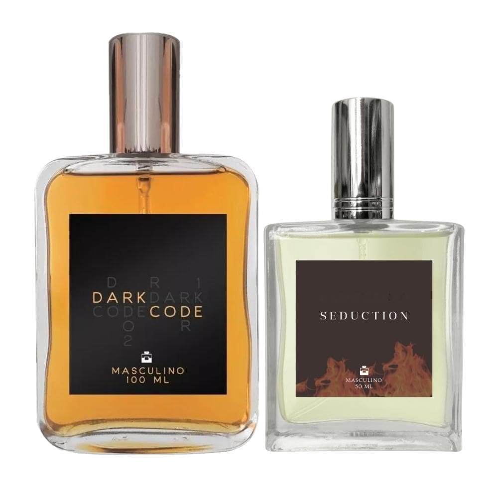 Kit Perfume Masculino Dark Code 100Ml + Seduction 50Ml