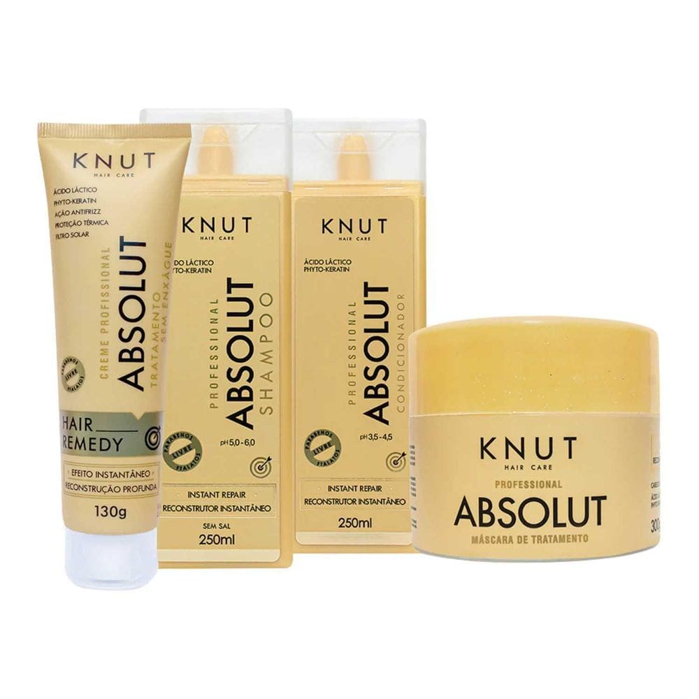 Kit Knut Absolut Reconstrução Profunda Completo