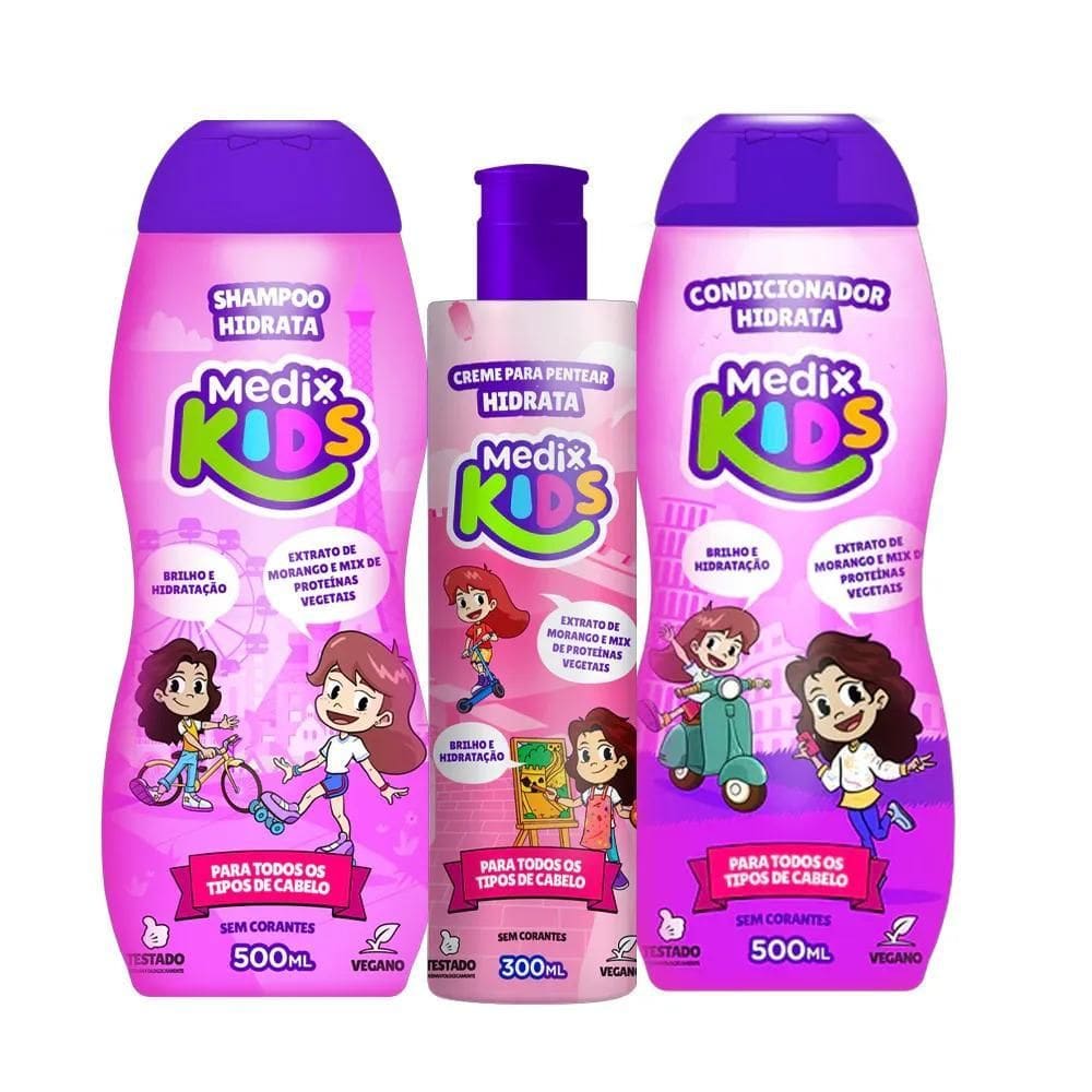 Kit Shampoo 500Ml + Condicionador 500Ml E Creme De Pentear H
