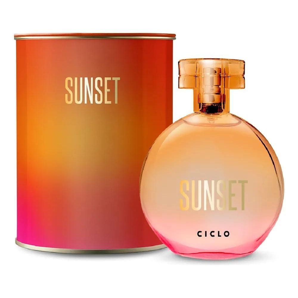 2X Perfume Deo Colônia Sunset Ciclo Lata 100Ml