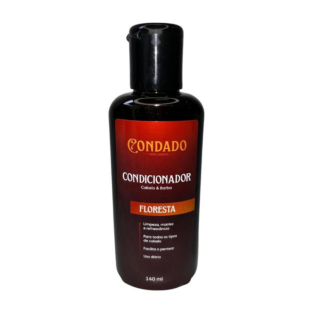 Condicionador Floresta Condado 140 Ml Masculino Barba Cabelo