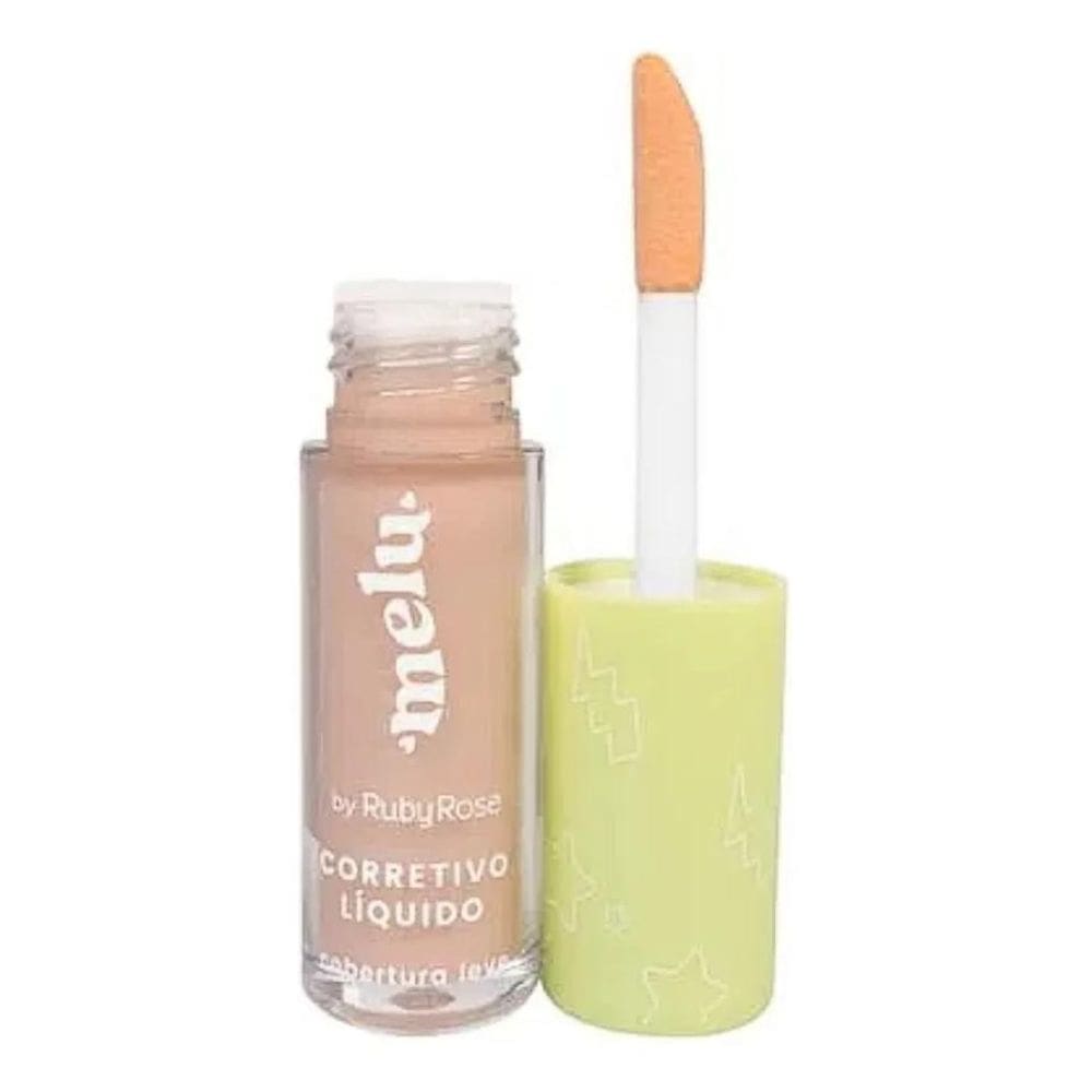 2X Corretivo Líquido Facial Cobertura Leve - Melu By Ruby Ro
