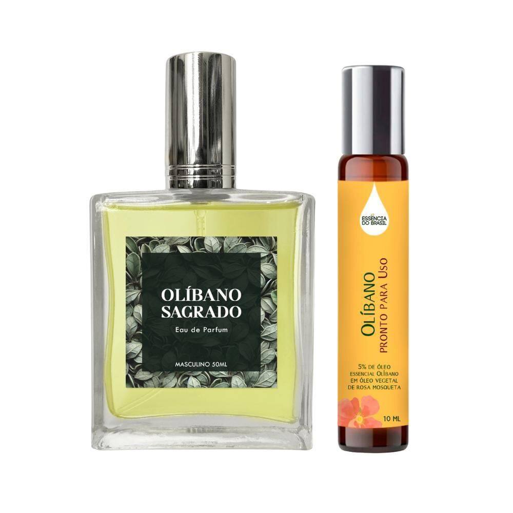 Perfume Olíbano Sagrado Homem 50Ml + Óleo Essencial 10Ml