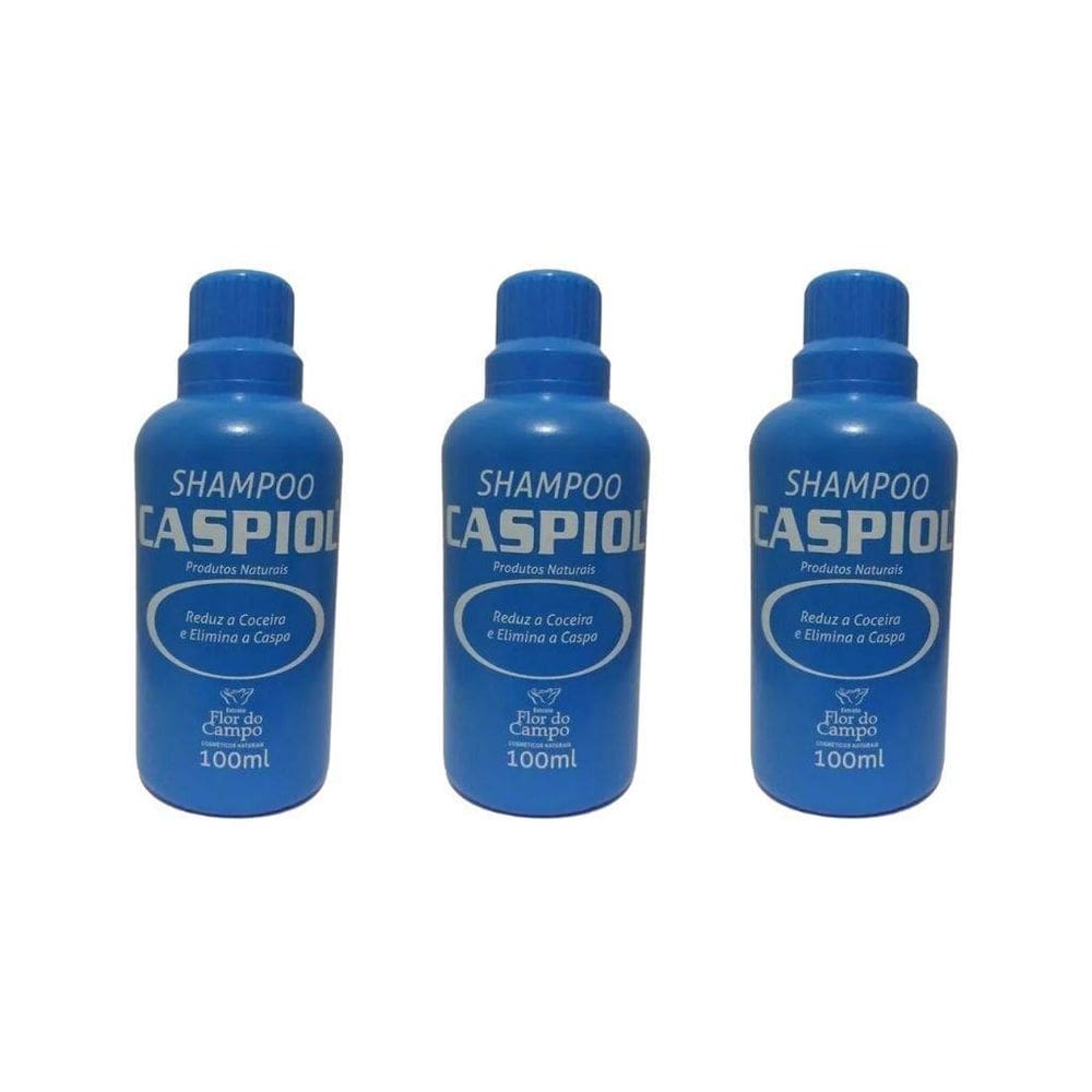 Shampoo Caspiol 100Ml - Kit Com 3Un