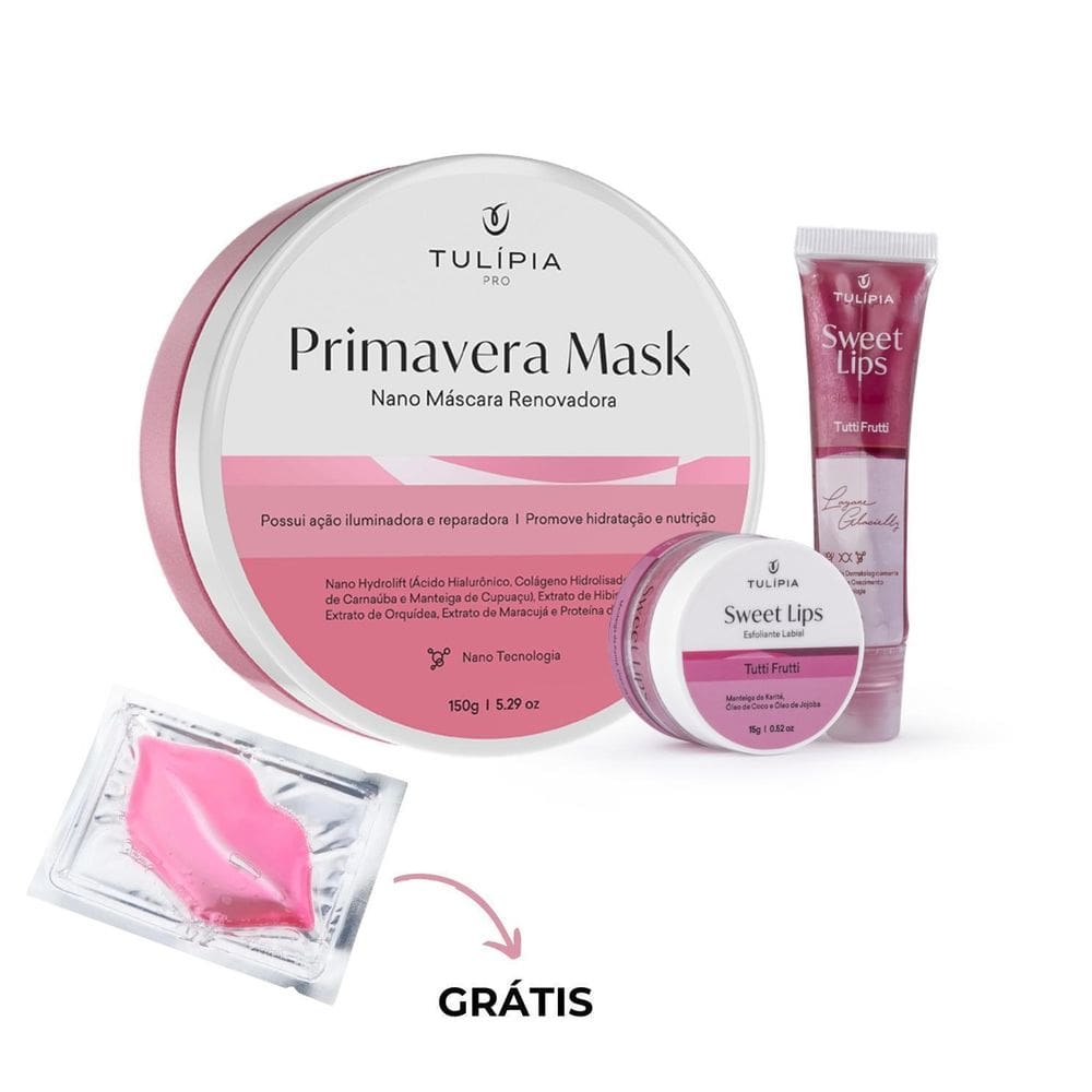 Kit Pink  de Hidratação Facial 3 Produtos