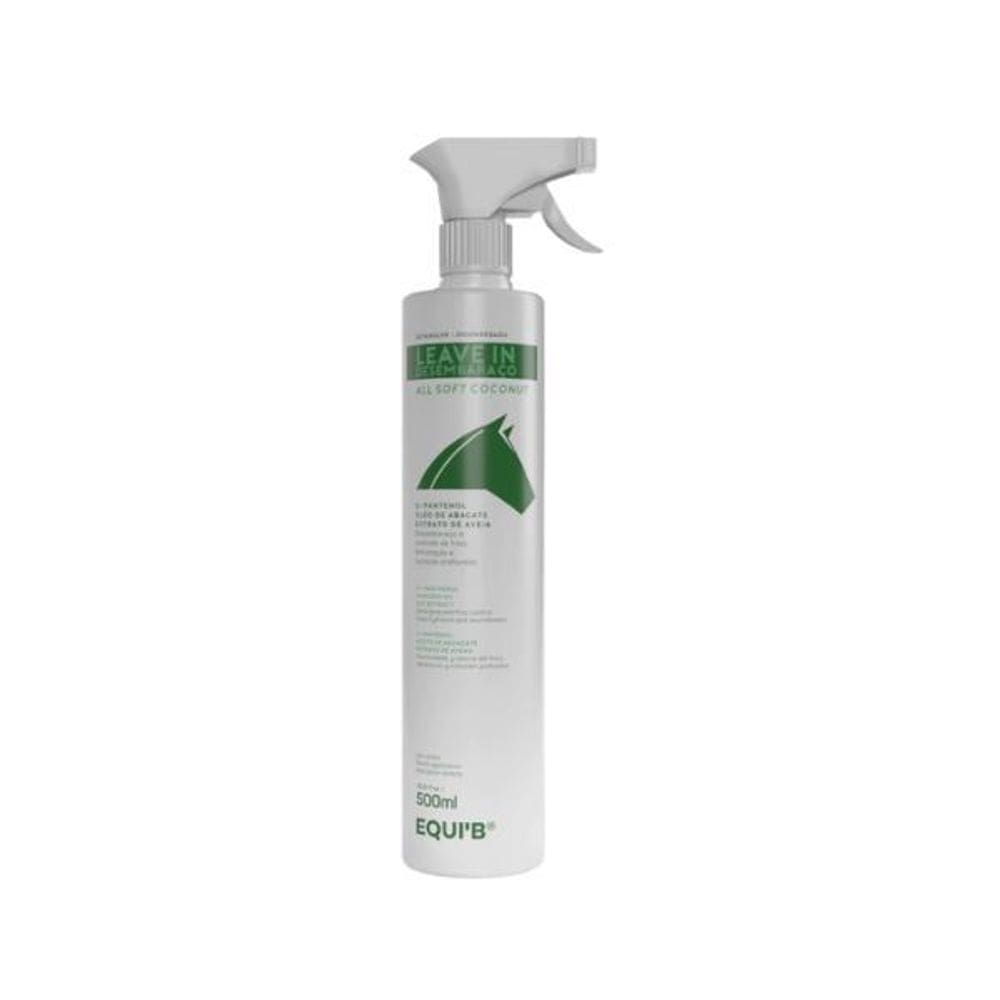 Spray Leave In Para Cavalos All Soft Coconut - 1 Litro