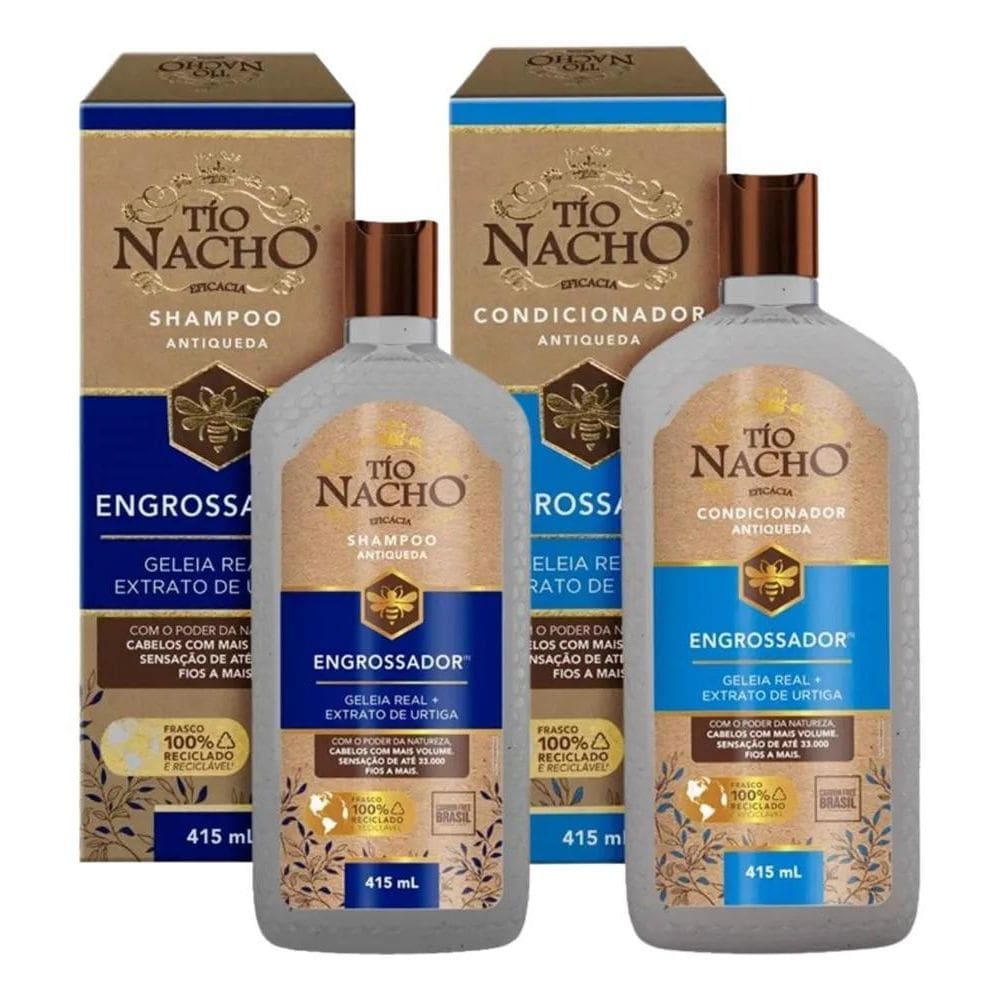 2X Kit Tio Nacho Engrossador Shampoo E Condicionador Antique
