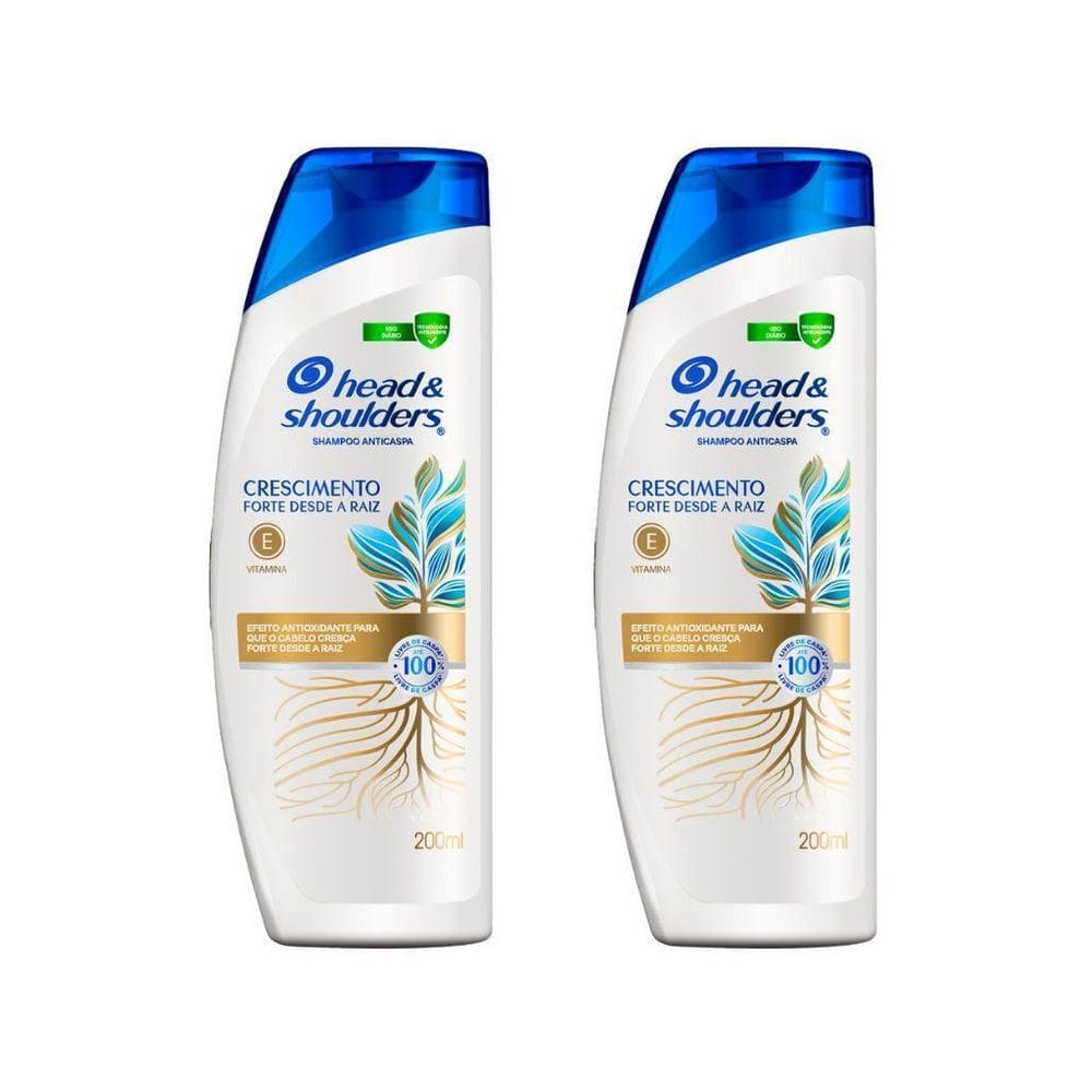 Shampoo Head & Shoulders 200Ml Forca Raiz - Kit C/2Un