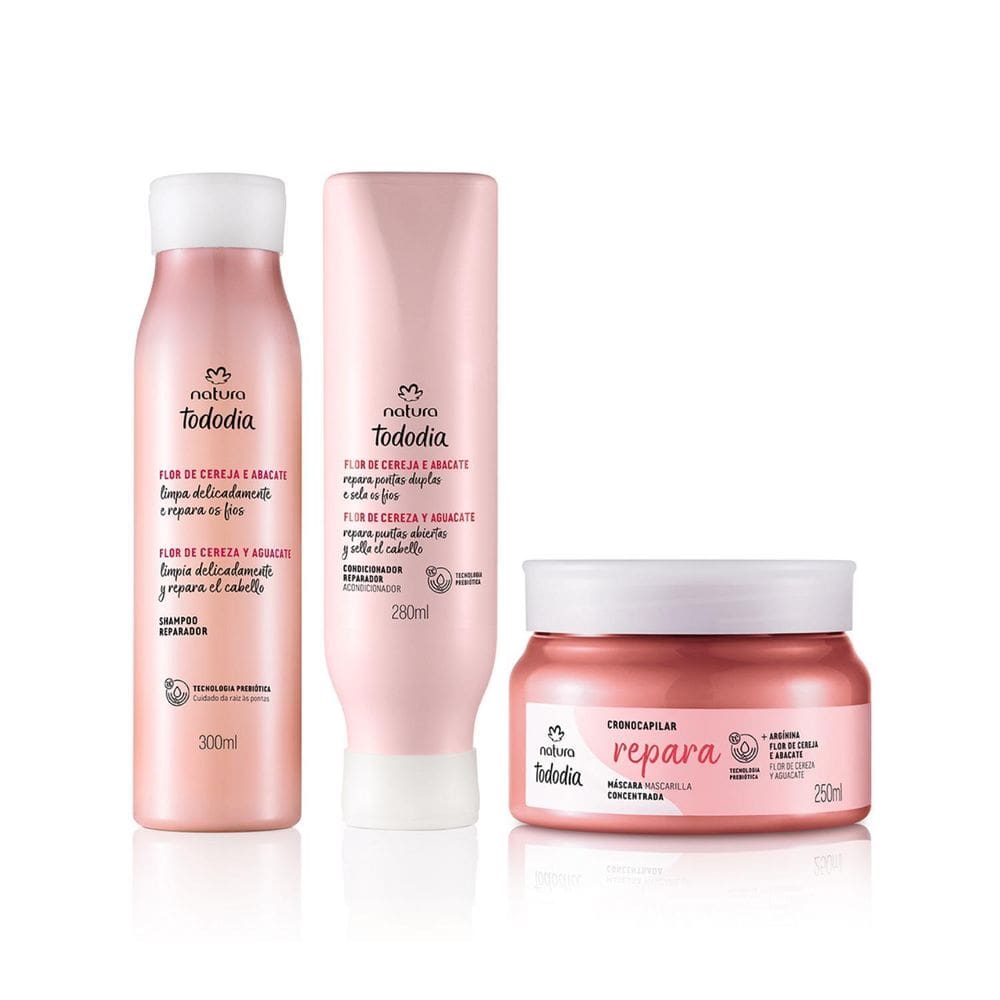 Combo Flor De Cereja E Abacate Tododia Shamp+Cond+Masc