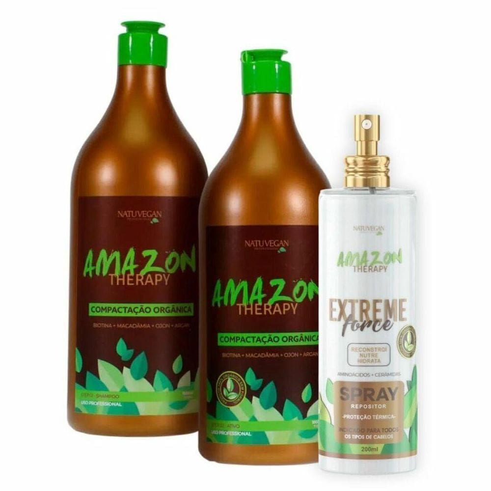 Kit Progressiva Orgânica 1 Litro + Protetor Térmico